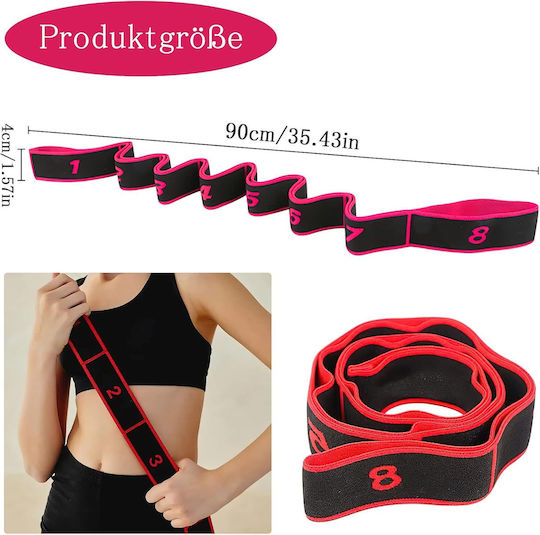 Adjustable Yoga Straps Resistance Handles Stretch 90cm 2pcs