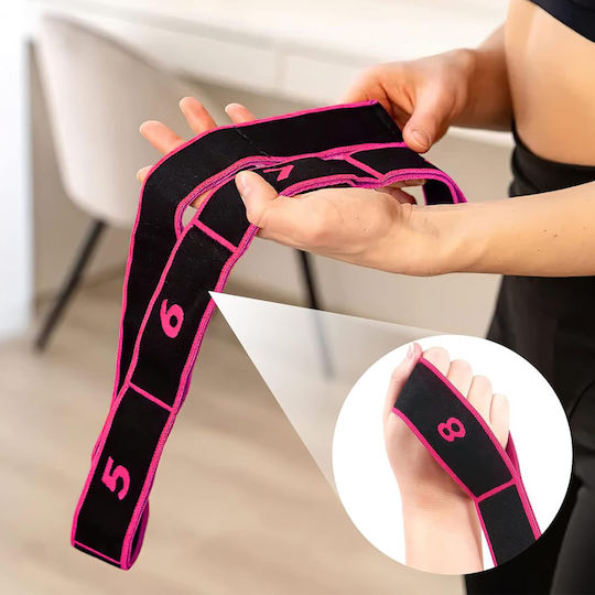 Adjustable Yoga Straps Resistance Handles Stretch 90cm 2pcs