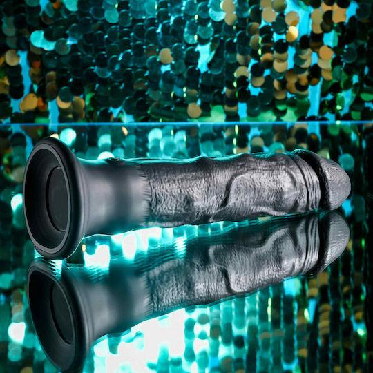 Evolved Novelties Dildo realist cu Scrotum Negru 19cm