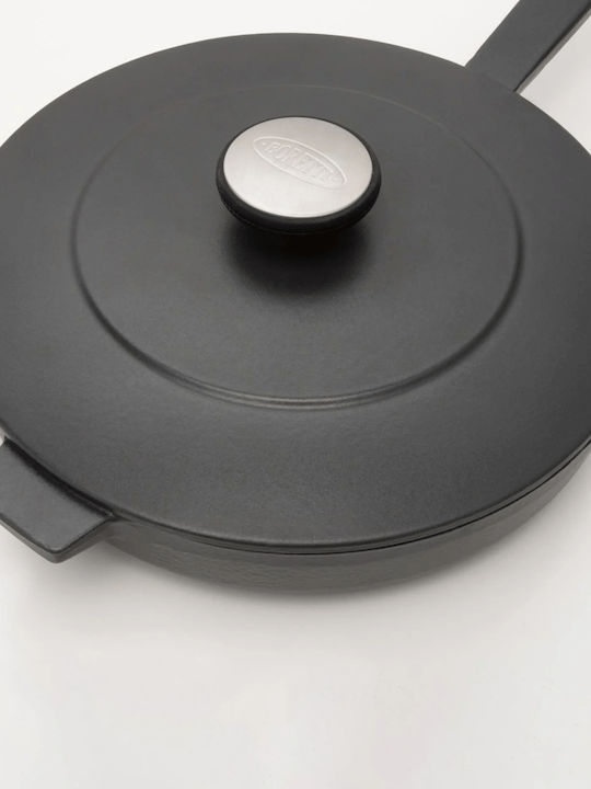 Boretti Tigaie Cu capac din Fontă 26cm