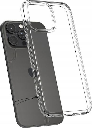 Spigen Crystal Hybrid Crystal Back Cover Σιλικόνης Διάφανο (iPhone 16 Pro Max)