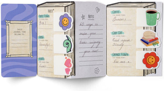 Semne de carte adezive din plastic If Little Book Good Vibes