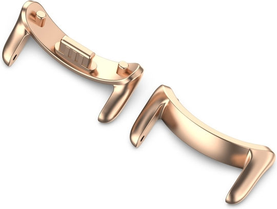 Xiaomi Smart Band 9 14mm 1 Ζεύγος Μεταλλικό Συνδετήρα Ζώνης Ρολογιών Ροζ Χρυσός