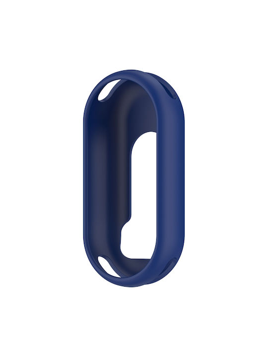 Προστατευτική Θήκη Ρολογιού Xiaomi Mi Band 8 Glossy Surface Silicone Midnight Blue