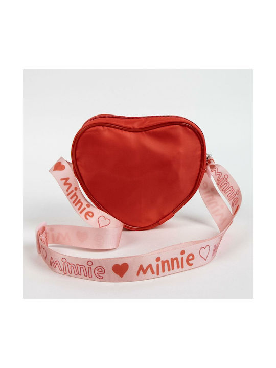 Minnie Mouse Kids Bag Shoulder Bag Red 15cmx14cmx4cmcm