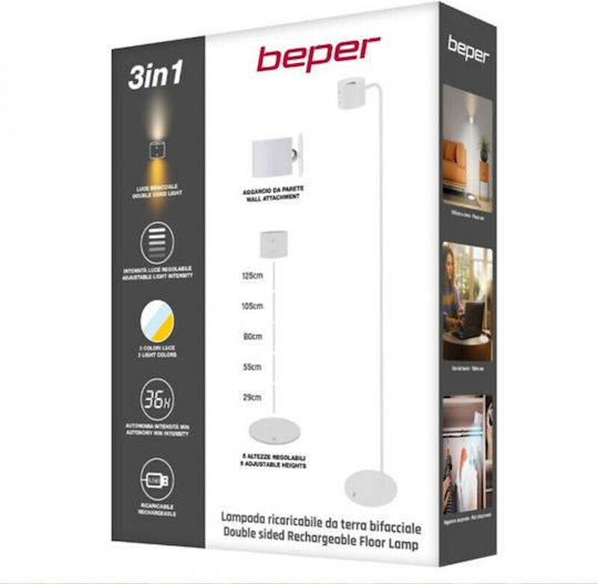 Beper LED Floor Lamp with Warm White Light White