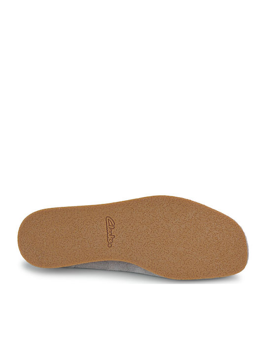 Wallabee Evosh Women's Leather Oxford Shoes Gray