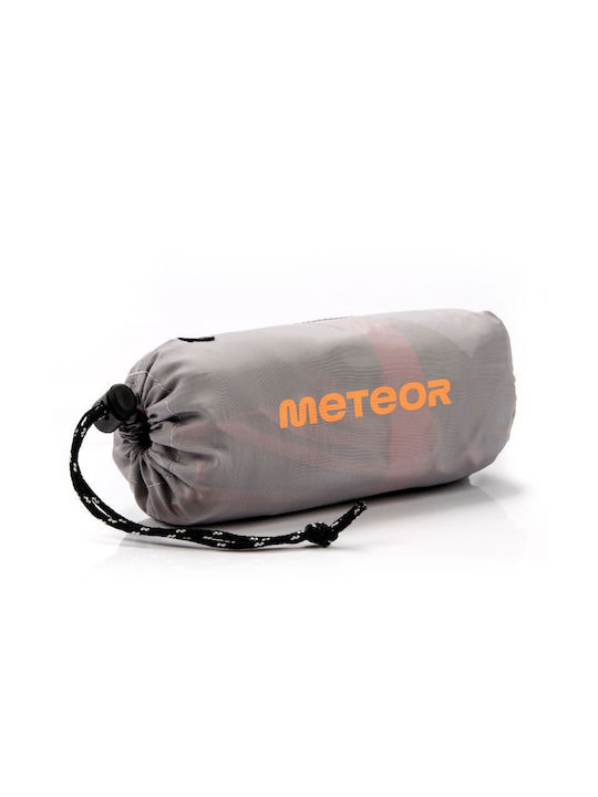 Meteor Πετσέτα Γυμναστηρίου με Μικροΐνες Γκρι