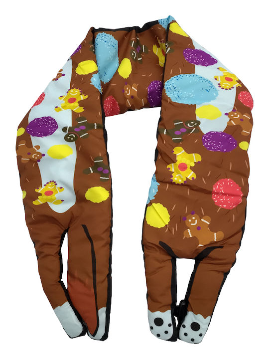 Kids Scarf Brown