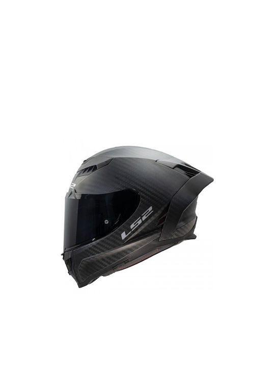 LS2 Dragon FF807 Solid Matt Carbon Motorcycle Helmet Full Face ECE 22.06 1450gr with Pinlock and Sun Visor