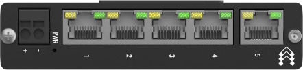 Teltonika TSW114 Неуправляем L2 Switch с 5 Портове Гигабитови (1Gbps) Ethernet