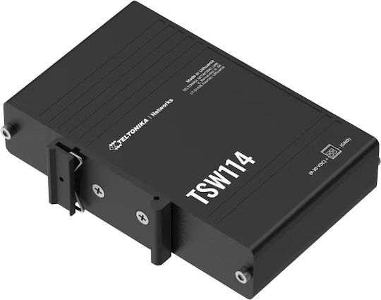 Teltonika TSW114 Неуправляем L2 Switch с 5 Портове Гигабитови (1Gbps) Ethernet