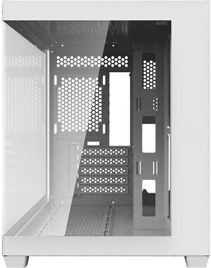 Darkflash C285MP Gaming Middle Tower Carcasă Calculator cu Fereastră Laterală Alb