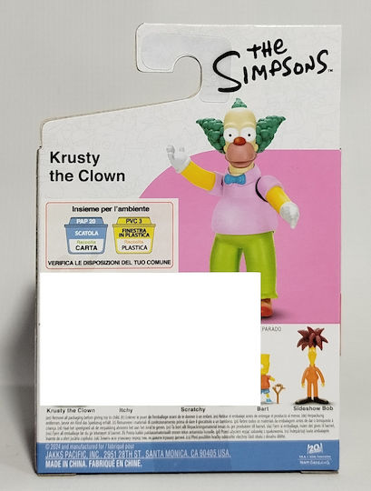 Jakks Pacific Simpsons Krasty the Clown 6.35cm (Miscellaneous Designs)