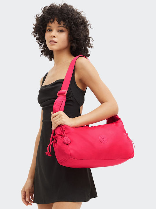 Damentasche Schultertasche Fuchsie
