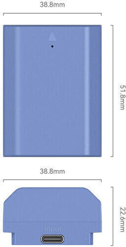 Smallrig Np-fz100 2400mah Usb-c Rechargeable Camera Battery 4265b