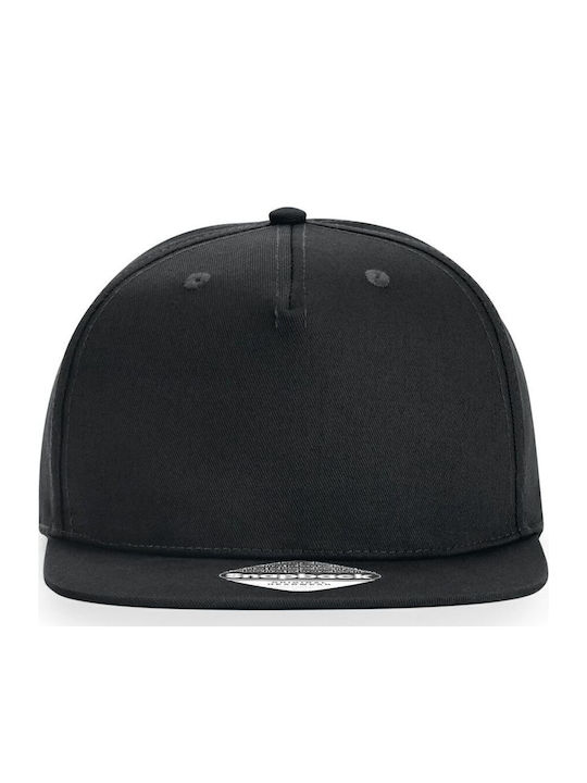 FC Barcelona Erwachsene Kappe Flache Snapback Schwarz 100% Baumwoll-Twill Erwachsene Unisex Einheitsgröße