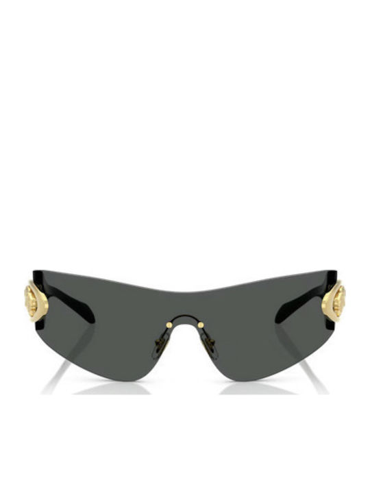 Versace Sonnenbrillen Gold mit Horn umrandetem Rahmen Versace Sonnenbrillen Gold mit Horn umrandetem Rahmen
