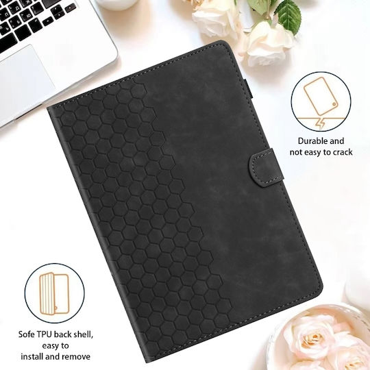 Honeycomb Flip Cover Black (Samsung Galaxy Tab A 10.1 2016 T580)