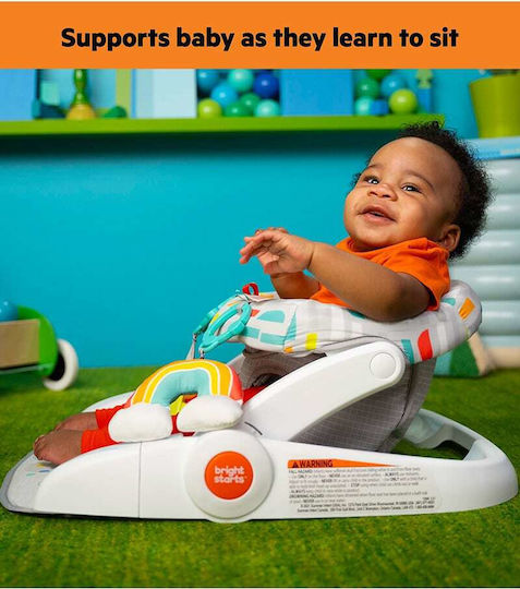 Bright Starts Εκπαιδευτικό Κάθισμα Δραστηριοτήτων Learn To Sit 2 Position Playful Paradise