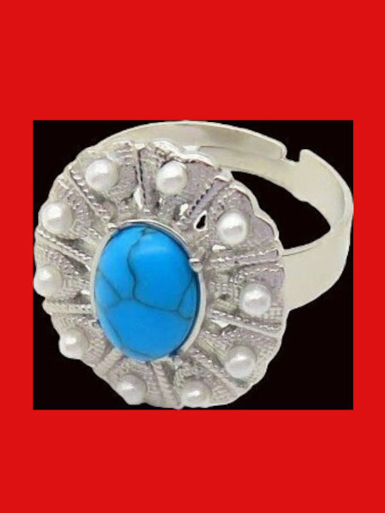 Sharks Bay Clothing Damen Ring mit Steinen aus Stahl