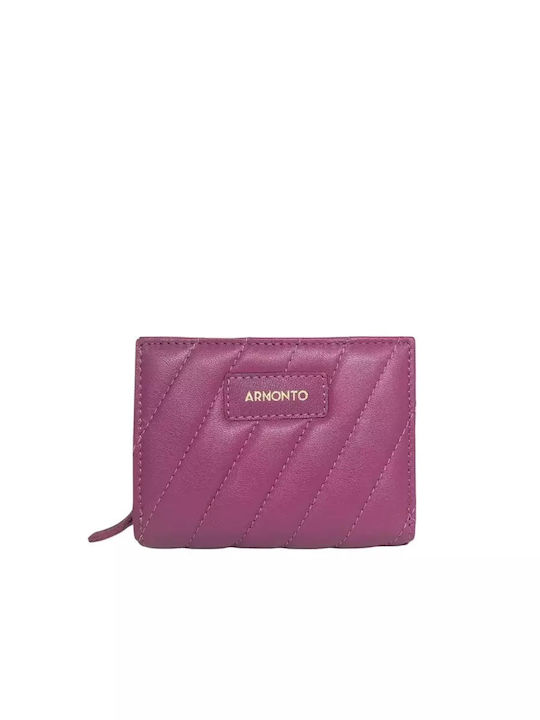 Small Leather Women's Wallet Classic with RFID Pink