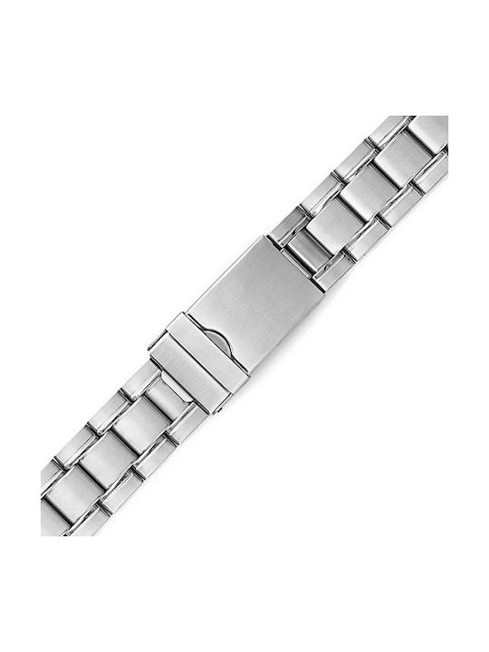 KOSTELO Metallic-Armband Silber 18mm