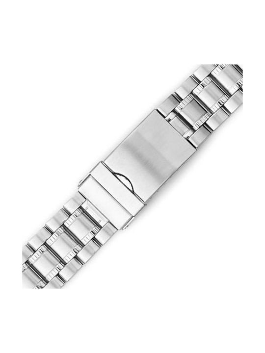 KOSTELO Metallic-Armband Silber 18mm