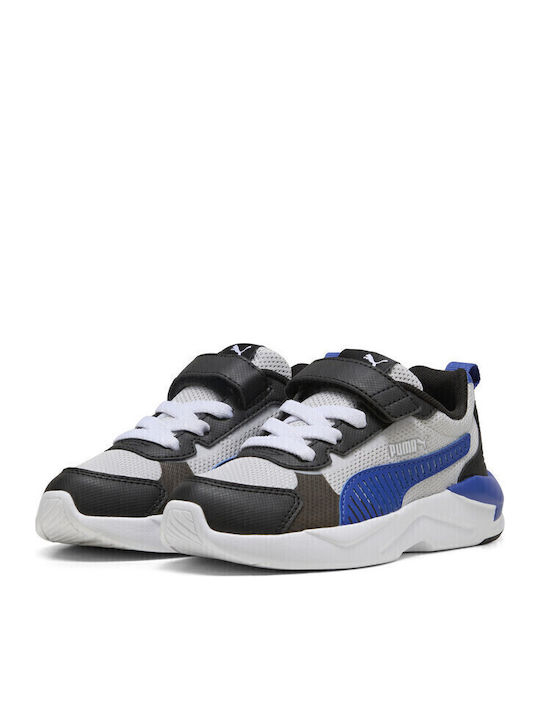 X-ray 3 Kids Sports Shoes Running With Hoop & Loop Closure Grey