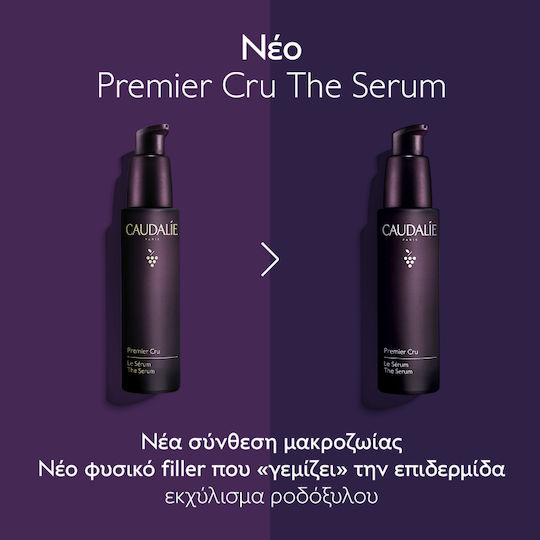 Caudalie Premier Cru Feuchtigkeitsspendend & Anti-Aging Serum Gesicht mit Niacinamid & Hyaluronsäure für Straffung 30ml