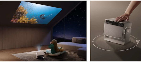 XGIMI Horizon S Max 3D Projector DLP 4K Ultra HD Λάμπας LED με Wi-Fi και Ενσωματωμένα Ηχεία