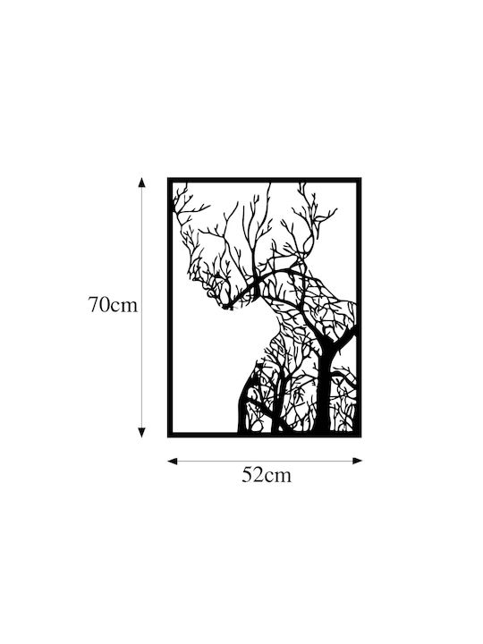 Πίνακας Μεταλλικός 52x70 A-g Tree Woman 899skl2386 52x70 Μεταλλικό