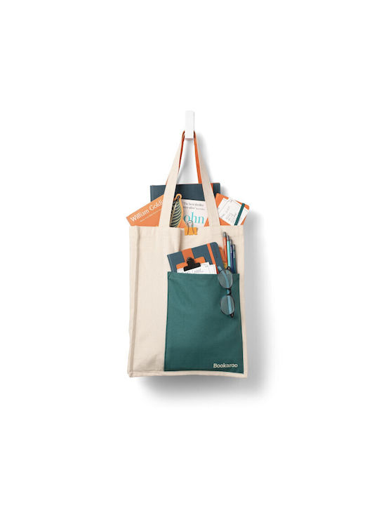 Bag If Bookaroo Tote Bag Teal & Orange 38053