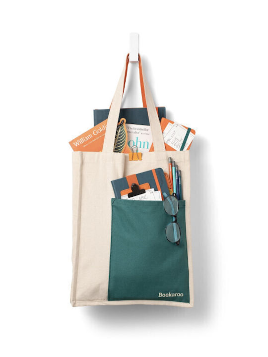 Τσαντα If Bookaroo Tote Bag Teal & Orange 38053 Τσαντα If Bookaroo Tote Bag Teal & Orange 38053