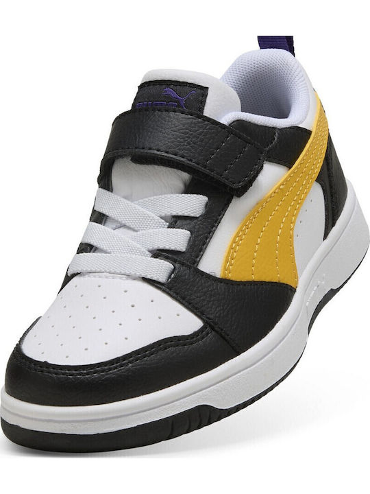 Rebound V6 Παιδικά Sneakers με Σκρατς Μαύρα 397419-23