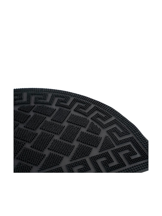 Sdim Semi-Circular Non-Slip Rubber Entry Mat Pin Mix 207 Wave Hr 40x60cm