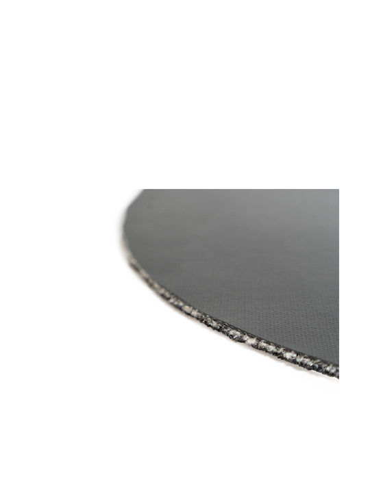 Sdim Oval Entrance Mat Carpet Non-Slip Backing Prestige Shape 010 Welcome Stars Black 50x75cm