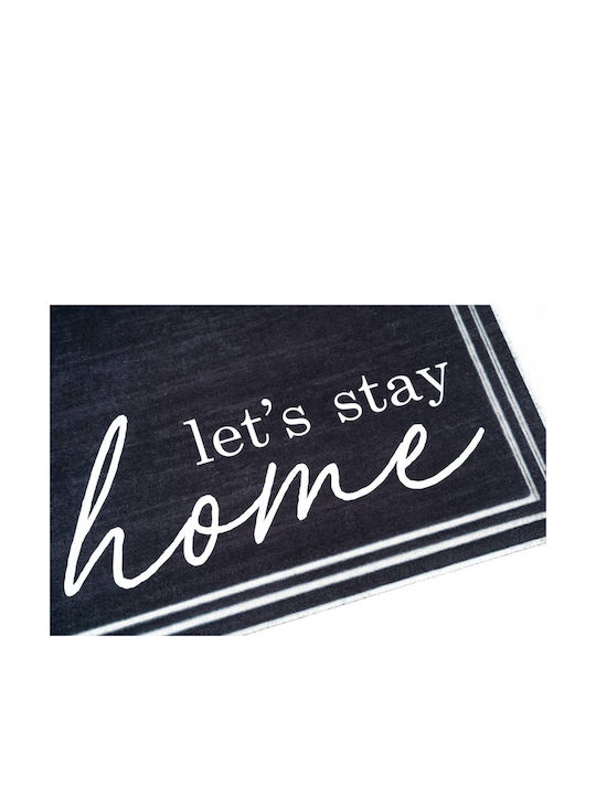 Sdim Non-Slip Entrance Mat Ecomat Tradition 700 Let's Stay Home 45x60cm