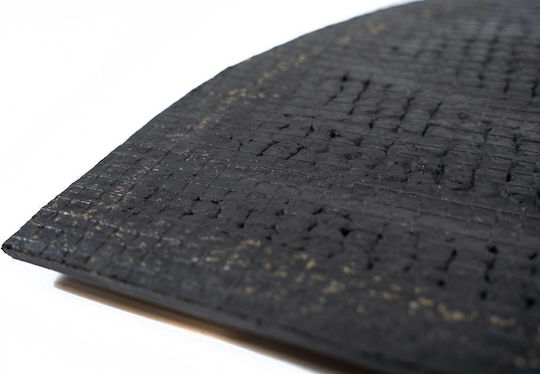 Sdim Semi-Circular Entrance Mat Coir Rubber Non-Slip Backing Bombay 089 Welcome Hr 45x75cm