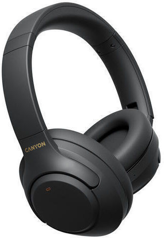 Canyon OnRiff 6 ANC Wireless / Wired Over Ear Headphones with 25 hours of Operation and Quick Charge Black