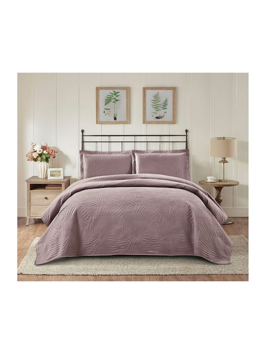 Liolios Home Ibiza Tagesdecke Übergröße Amethyst 220x240cm