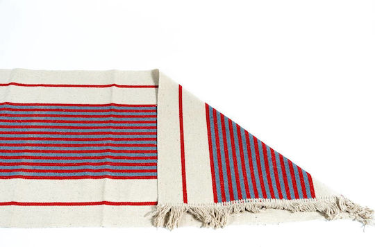Sdim Cotton Kitchen Mat Energy 005 Red Gray 50x135cm