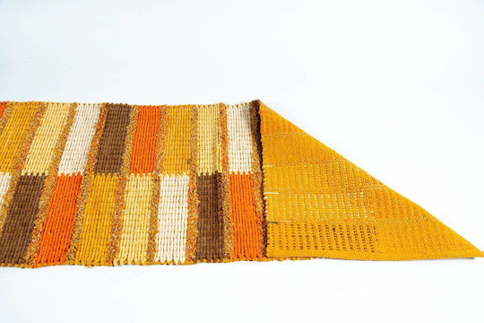 Sdim Baumwoll-Küchenmatte Seema 003 Gelb Orange 55x140cm