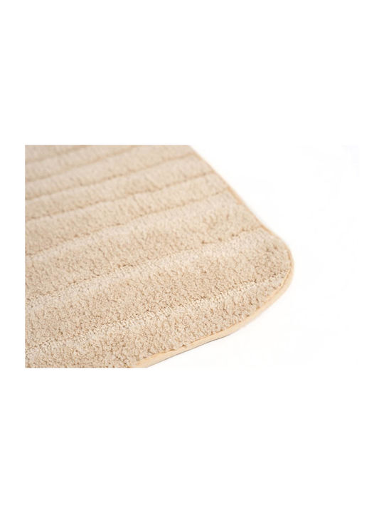 Sdim Non-Slip Bath Mat Microfiber 801-50100-BE Beige 50x100cm