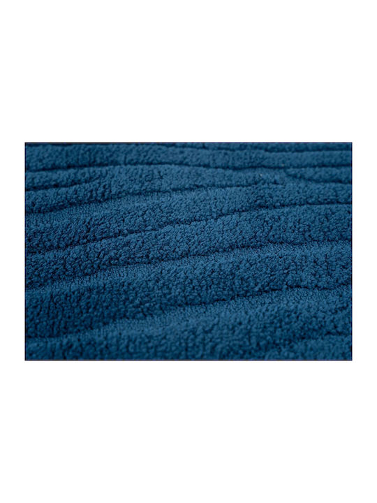 Sdim Αντιολισθητικό Πατάκι Μπάνιου Microfiber 801-50100-BL Tropic Blue 50x100εκ.