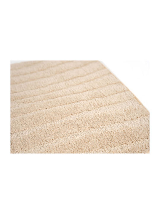 Sdim Non-Slip Bath Mat Microfiber 801-50100-BE Beige 50x100cm