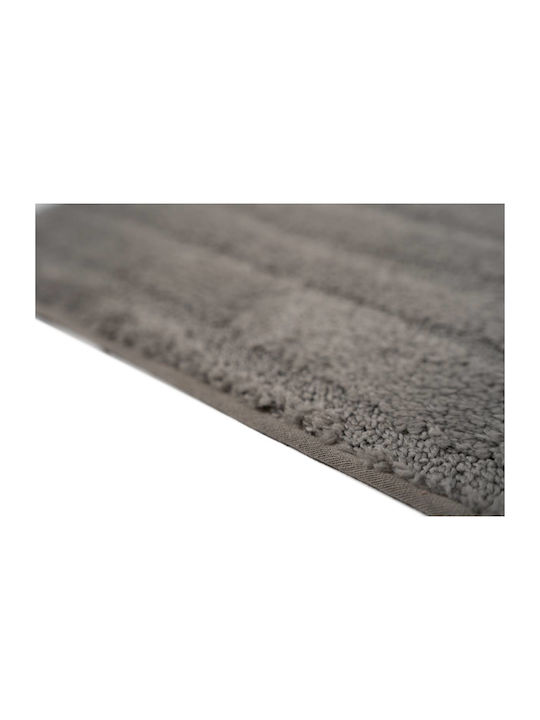 Sdim Αντιολισθητικό Πατάκι Μπάνιου Microfiber 801-50100-GR Gray 50x100εκ.