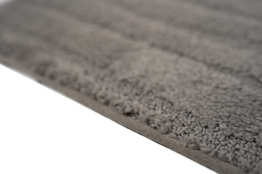 Sdim Rutschfest Badematte Mikrofaser Rechteckig 801-50100-GR Gray 50x100cm