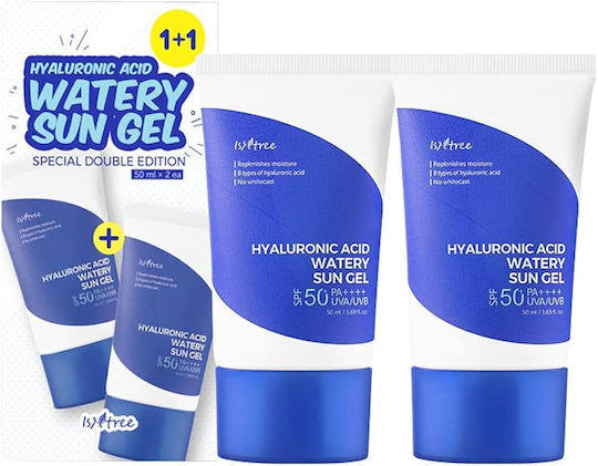 Isntree Hyaluronic Acid - Watery Αντηλιακό Gel Προσώπου SPF50+ 2x50ml