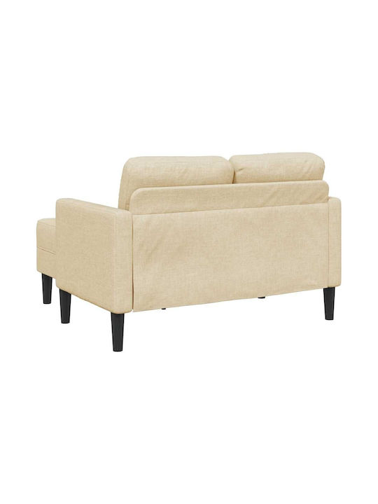 Ecke Sofa Cream 125x118x85cm